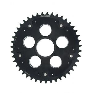 Rear sprocket STEALTH with alloy disc SUPERSPROX černá 43 zubů, 520
