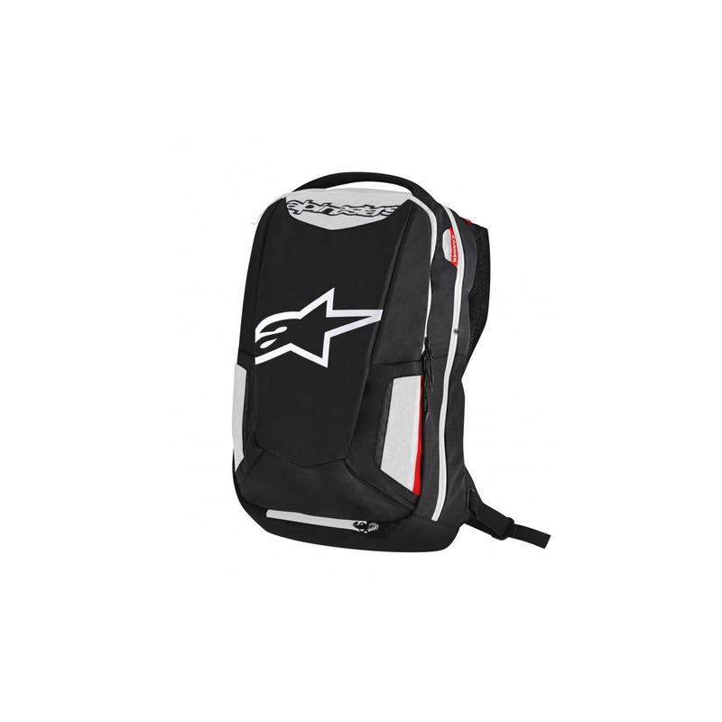Zaino Alpinestars City Hunter nero-bianco-rosso