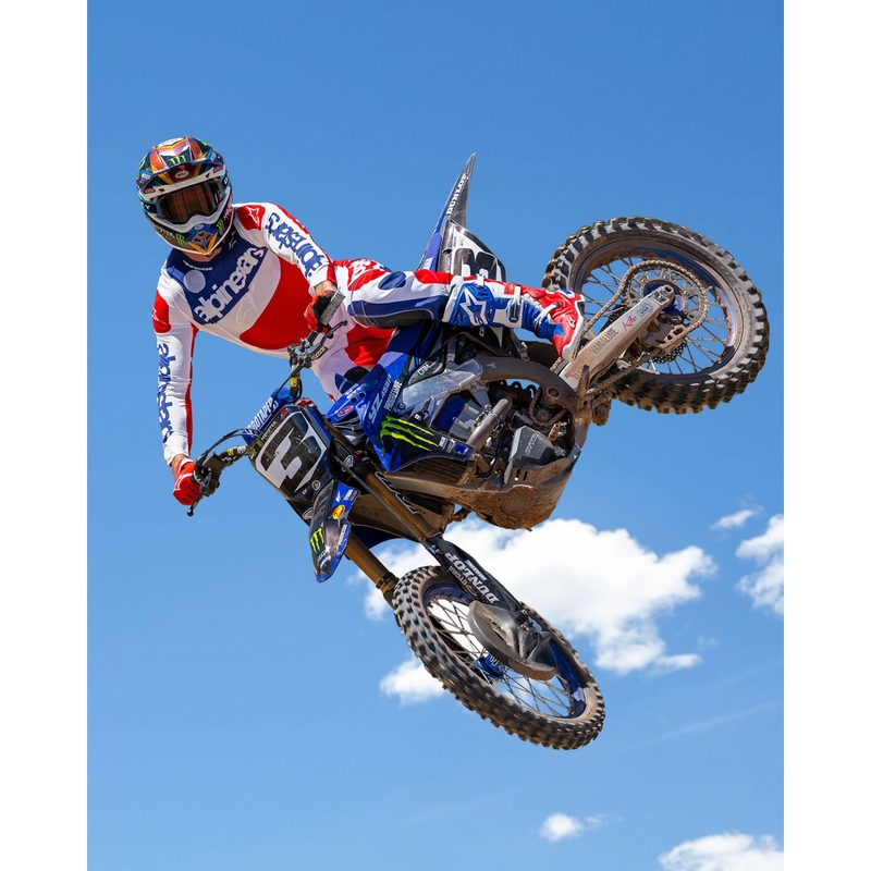 Stivali da moto Alpinestars Tech 10 Limited Edition FORTITUDE Bianco-Blu-Rosso