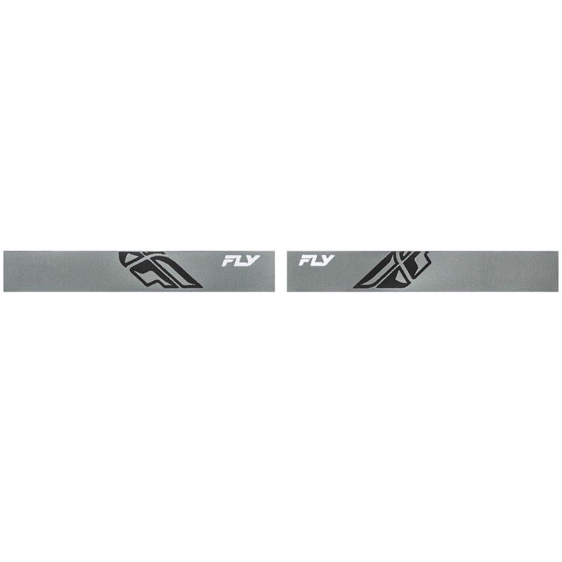 Occhiali da motocross Fly Racing Focus grigio-nero II con plexiglass trasparente