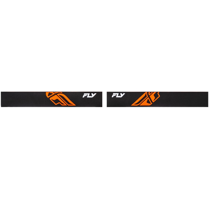 Occhiali da motocross per bambini FLY Racing Focus nero-arancio II con plexiglas trasparente