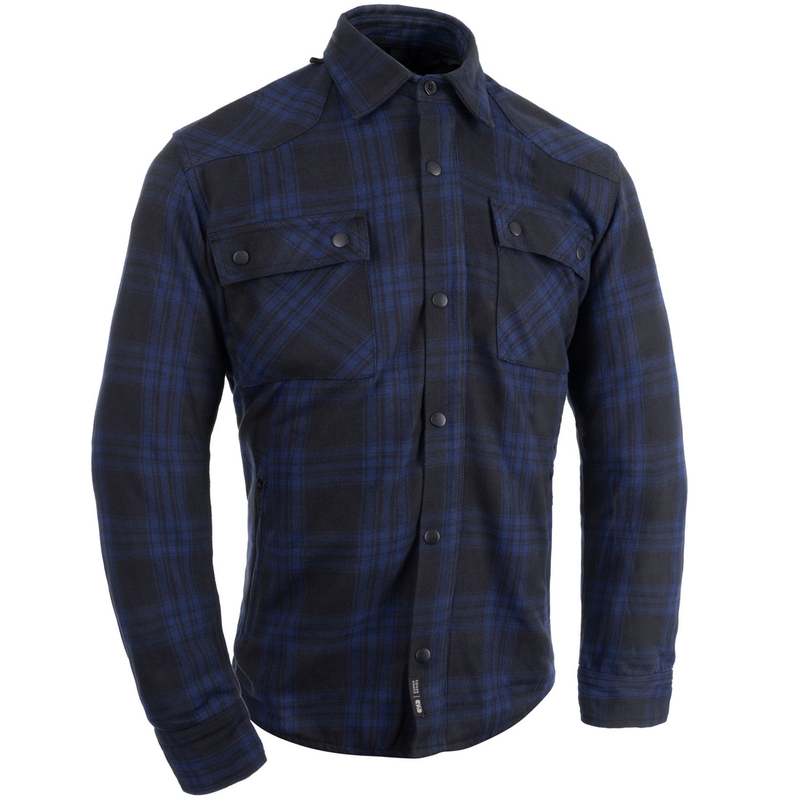 Camicia da motociclista Oxford Kickback 3.0 blu