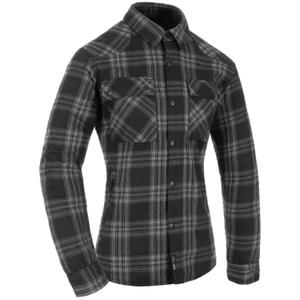 Camicia da motociclista da donna Oxford Kickback 3.0 grigia