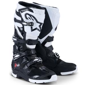 Stivali da moto Alpinestars Tech 7 Enduro Nero-Bianco