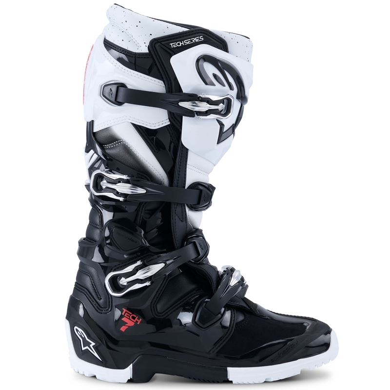 Stivali da moto Alpinestars Tech 7 Enduro Nero-Bianco