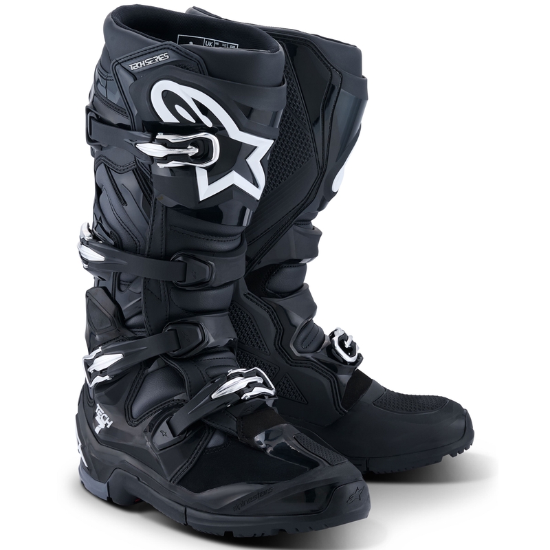 Stivali da moto Alpinestars Tech 7 Enduro Nero-Antracite-Bianco