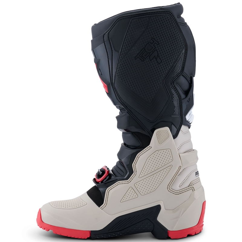 Stivali da moto Alpinestars Tech 7 Enduro Nero-Grigio chiaro-Rosso