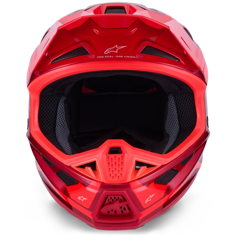 Casco da motocross Alpinestars SM7 Core rosso