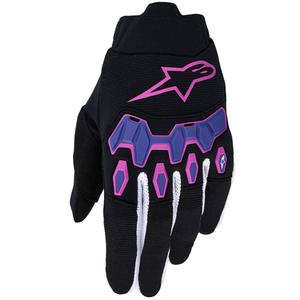 Guanti da motocross Alpinestars Full Bore V2 viola-nero