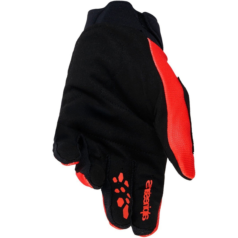 Guanti da motocross Alpinestars Full Bore V2 arancio-nero