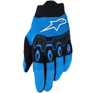Guanti da motocross Alpinestars Full Bore V2 blu-neri