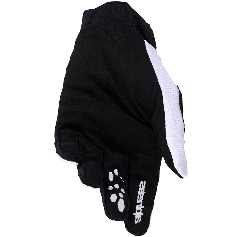 Guanti da motocross Alpinestars Full Bore V2 grigio chiaro-nero