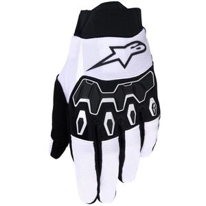 Guanti da motocross Alpinestars Full Bore V2 grigio chiaro-nero