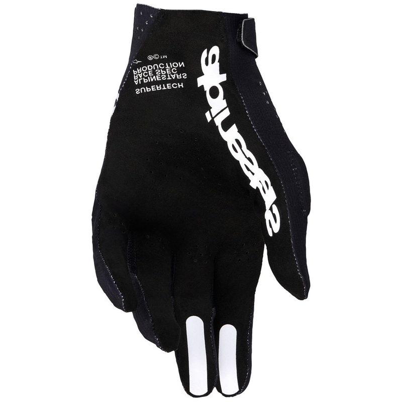Guanti da motocross Alpinestars Supertech MX neri-bianchi