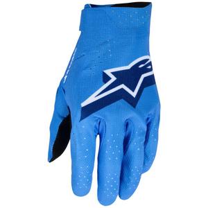 Guanti da motocross Alpinestars Supertech MX blu-bianco-nero
