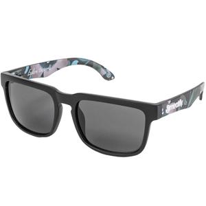 Occhiali da sole Meatfly Memphis Pink Flowers neri-rosa
