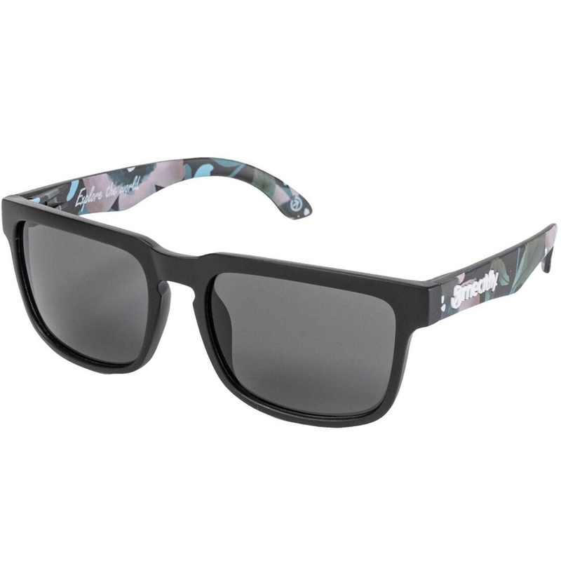 Occhiali da sole Meatfly Memphis Pink Flowers neri-rosa