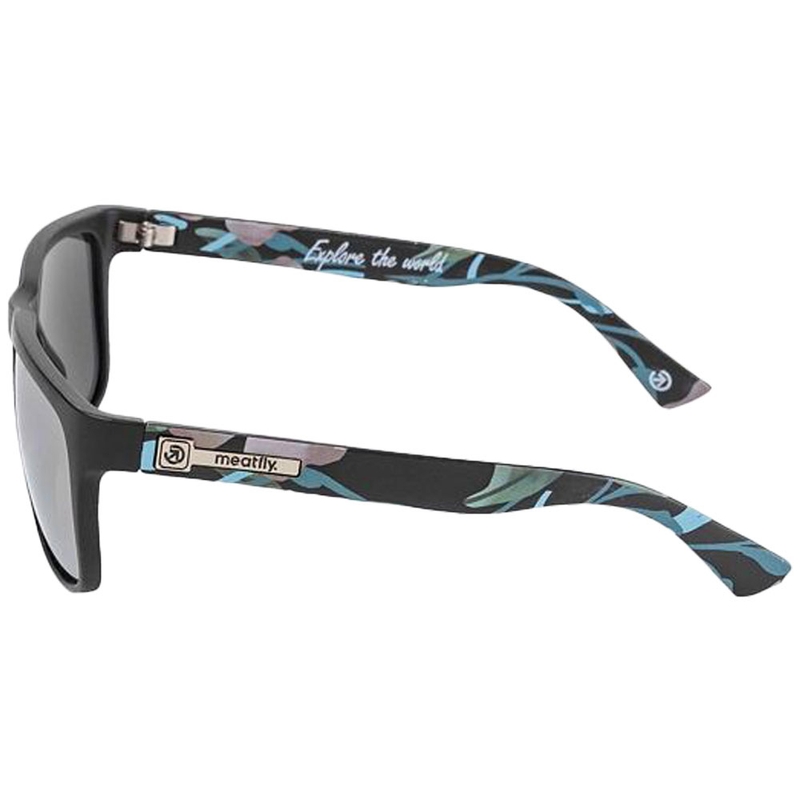 Occhiali da sole Meatfly Ronnie Pink Flowers neri-rosa