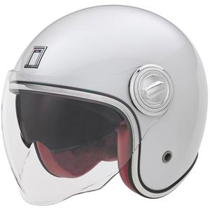 Casco da moto jet NOX PREMIUM Heritage bianco