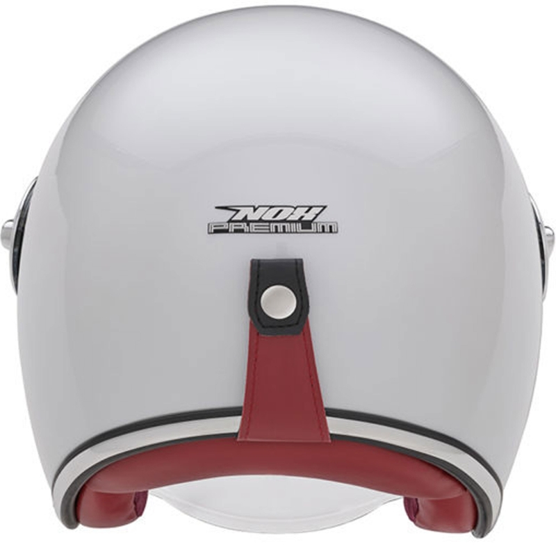 Casco da moto jet NOX PREMIUM Heritage bianco