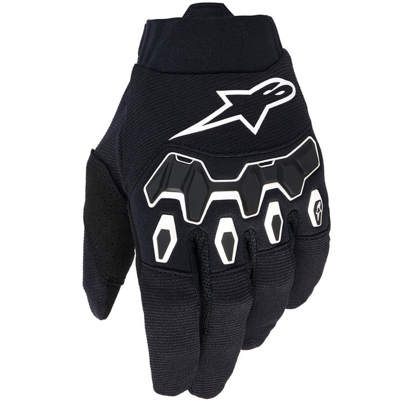 Guanti da motocross Alpinestars Full Bore V2 Youth/Kids neri-bianchi