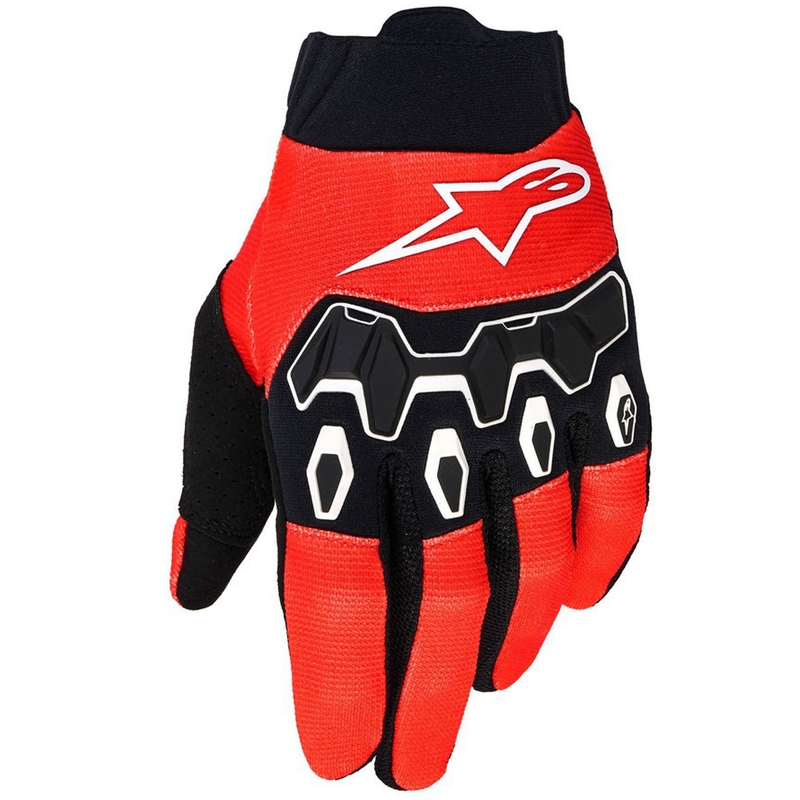 Guanti da motocross Alpinestars Full Bore V2 Youth/Kids rosso nero-bianco