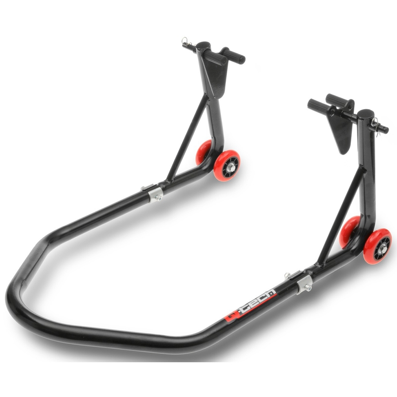 Cavalletto anteriore/posteriore per moto Q-TECH nero