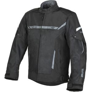 Giacca da moto Ayrton Bullet II Flow nera-grigio scuro
