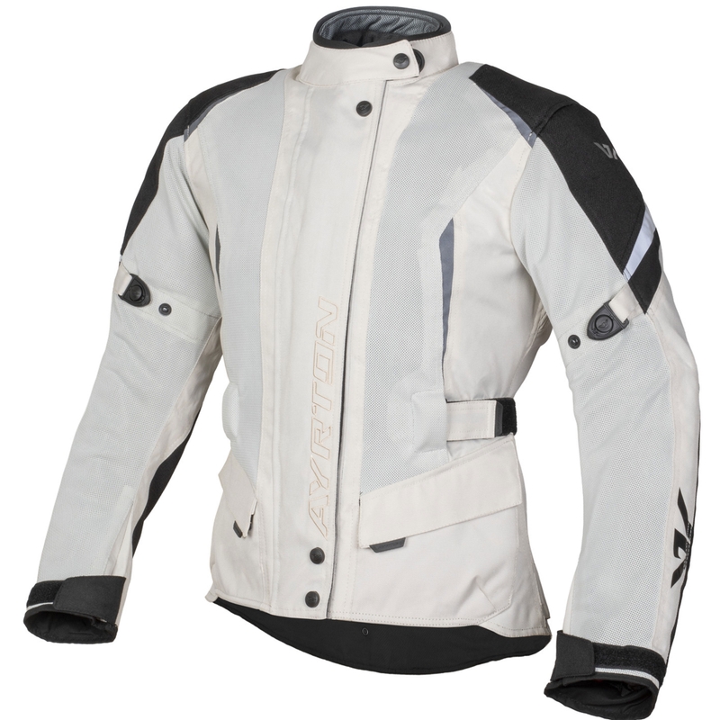 Giacca da moto da donna Ayrton Teressa II Flow crema-sabbia