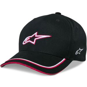 Cappellino Alpinestars Ascencion Snapback nero-rosso