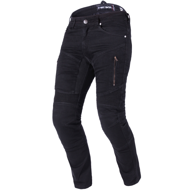 Jeans da moto Street Racer Stretch II CE neri