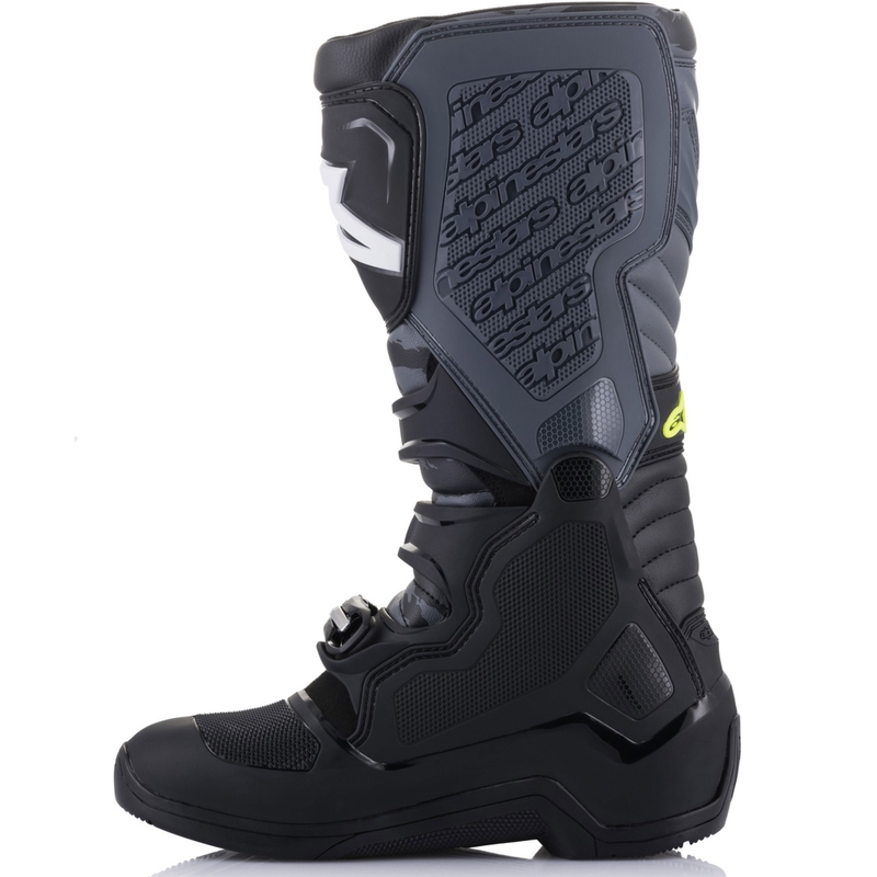 Stivali da moto Alpinestars TECH 5 nero-grigio-giallo fluo