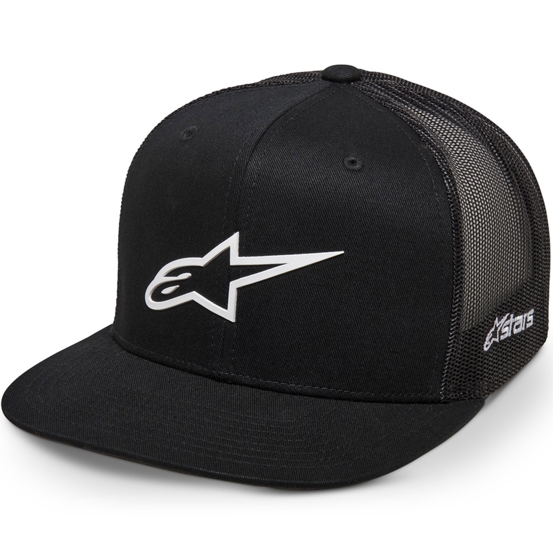Cappellino da camionista Alpinestars 3D Ageless nero-bianco