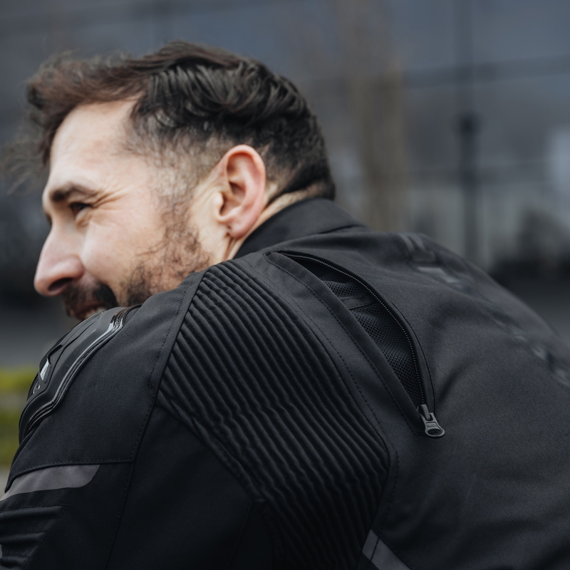 Giacca da motociclista Rebelhorn Vandal nera