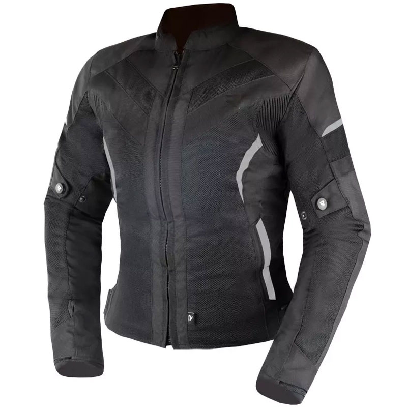 Giacca da moto da donna Street Racer Betty II Air nera