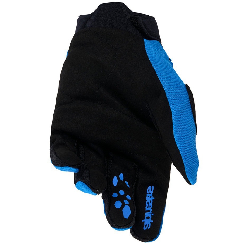 Guanti da moto Alpinestars Full Bore V2 per ragazzi/bambini blu-neri