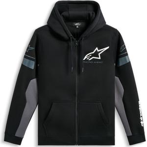 Felpa con cappuccio Alpinestars Esemex nera-grigia