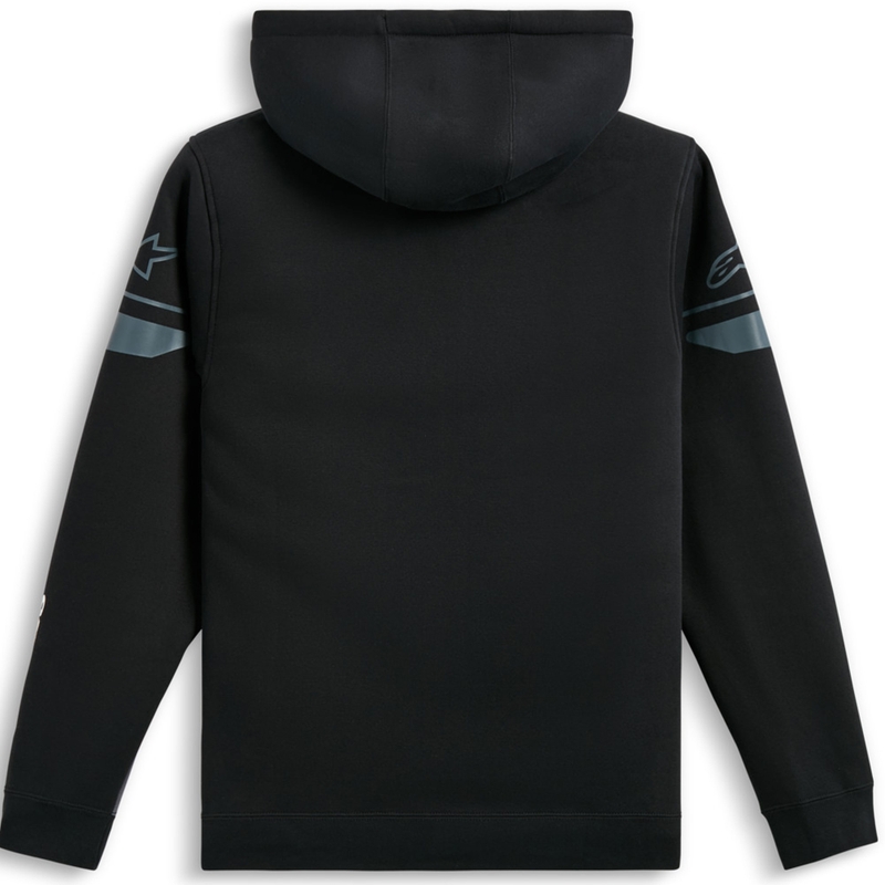 Felpa con cappuccio Alpinestars Esemex nera-grigia