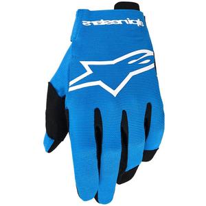 Guanti da motocross Alpinestars Radar Youth Kids Blu-Bianco