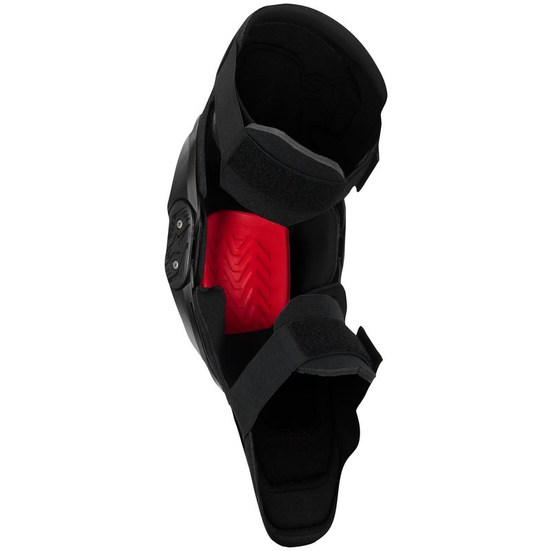 Protezioni per ginocchia Alpinestars SX-1 Plasma nere-rosse-grigie