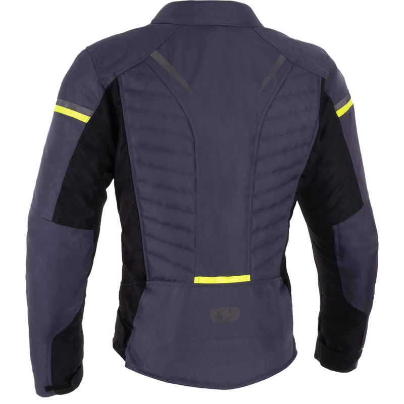 Giacca da moto da donna OXFORD VALENCIA 2D 3.0 nero-grigio