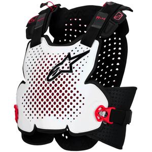 Protezione toracica Alpinestars A-4 Plasma nera-rossa-bianca