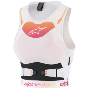 Alpinestars Stella Plasma Chest Pettorina Protettiva da Donna Bianco-Sfumato