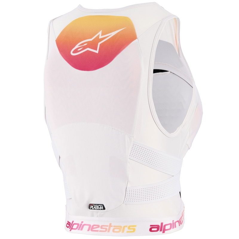 Alpinestars Stella Plasma Chest Pettorina Protettiva da Donna Bianco-Sfumato