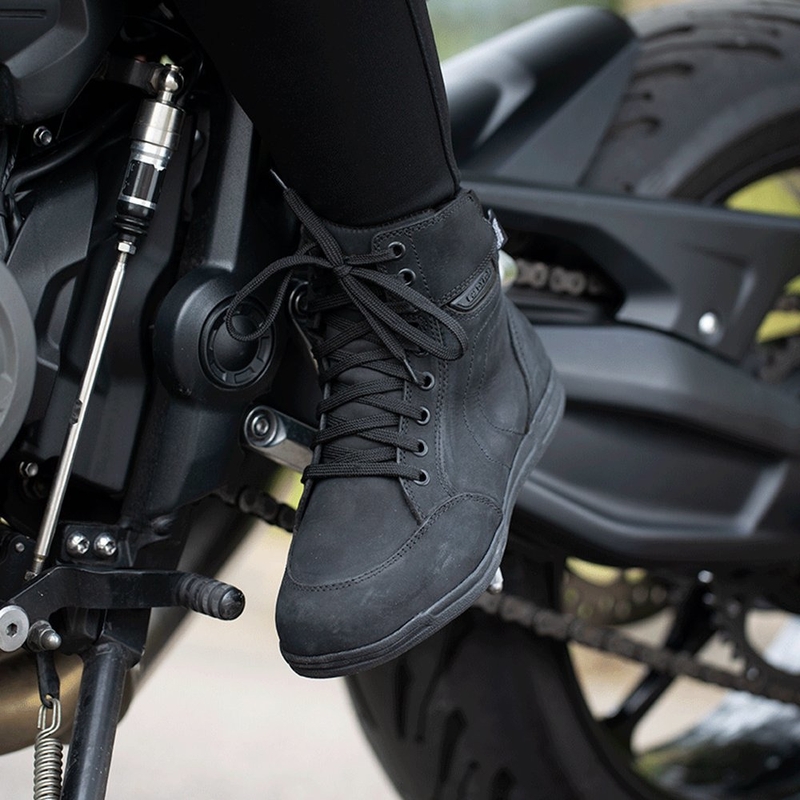 Stivali da moto da donna OXFORD KICKBACK DRY2DRY™ neri