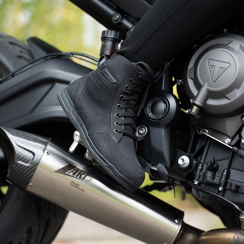 Stivali da moto da donna OXFORD KICKBACK DRY2DRY™ neri