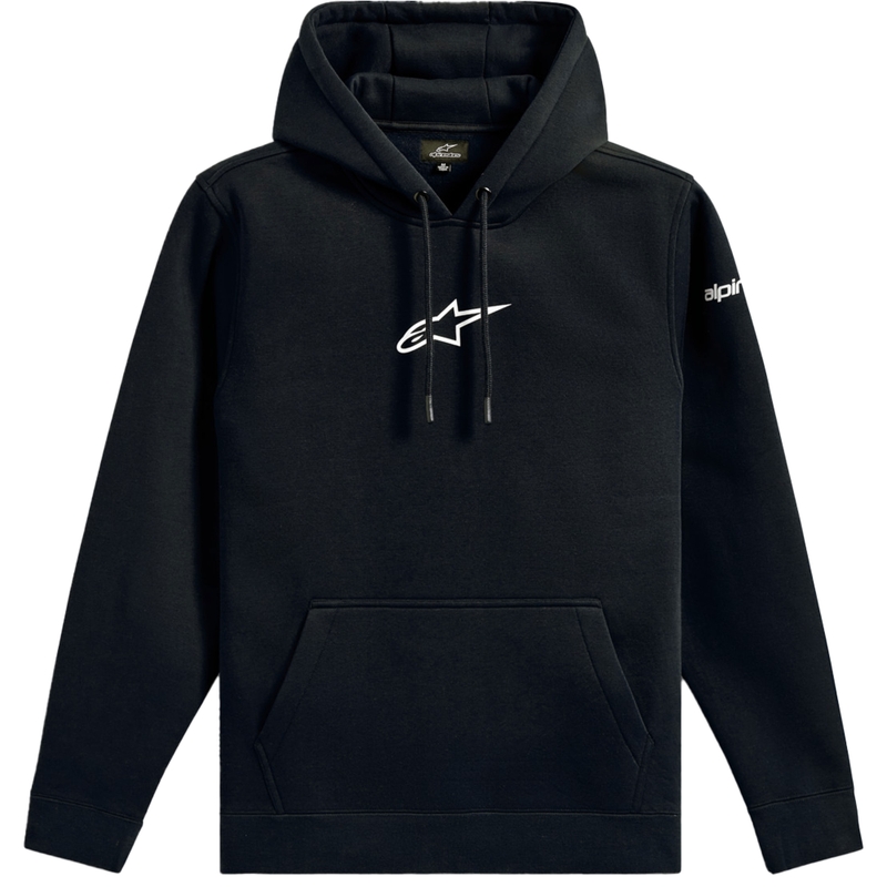 Felpa con cappuccio frontale Alpinestars nera