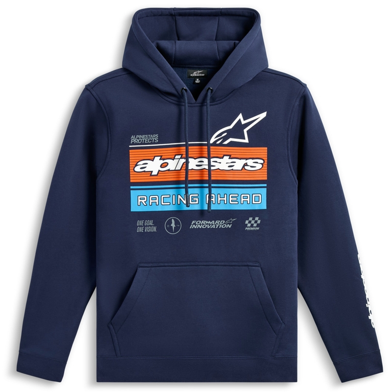 Felpa con cappuccio Alpinestars Harken blu
