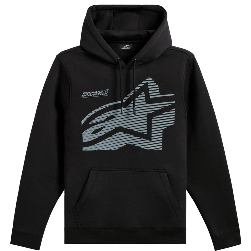 Felpa con cappuccio Alpinestars Fasting nera