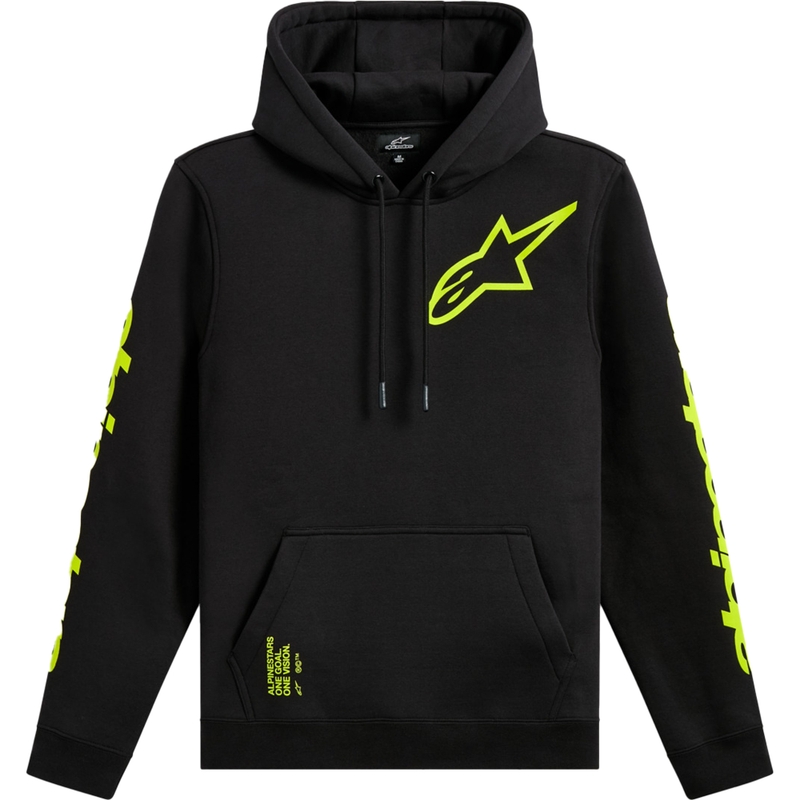 Felpa con cappuccio Alpinestars Triple nera